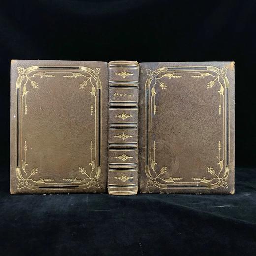 1872年 韦伯夫人《娜奥米》 16幅插图 全真皮精装18开 商品图0