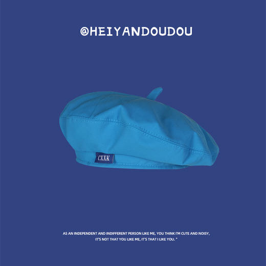 【赵露思同款贝雷帽】秋冬显脸小字母蓓蕾帽，时尚百搭画家帽 商品图7