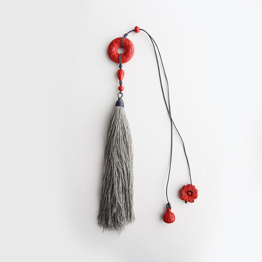 米马设计 高含量（90%+）朱砂生肖平安扣车挂 诸邪辟退 百事无忌 商品图5