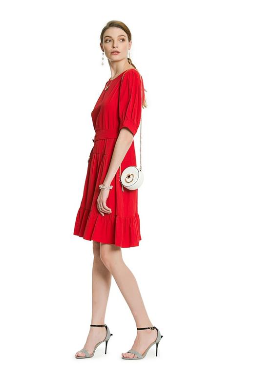 UE 金属环扣系带连衣裙 3058 商品图1