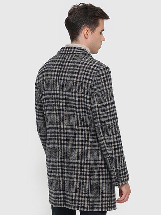 callisto卡其羊毛混纺大衣 FRFEC068C 商品图1