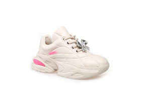 豪麟名鞋奥莱迪嘉女鞋时尚老爹鞋羊皮革DJJGA32WX017杏色  原价1960元