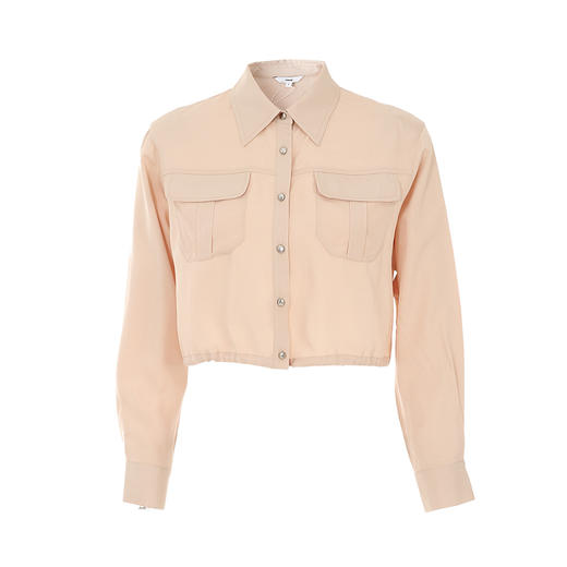 VIMAGE纬漫纪秋季新款时尚小众设计短款衬衫女上衣衬衣V2009606 商品图5