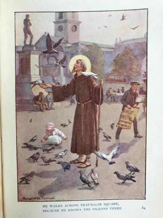 1925年 弗洛伦斯·霍松《小白门》 玛格丽特·塔兰特4幅彩色插图 精装32开 商品图8