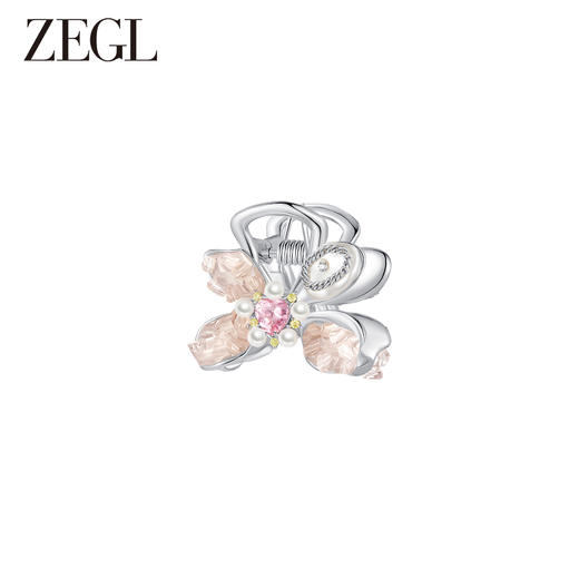 ZEGL设计师花园系列蝴蝶结小抓夹女高级感2023新款盘发发夹发饰品 商品图1
