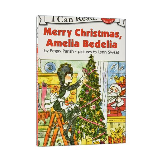 Collins柯林斯 英文原版 Merry Christmas  Amelia Bedelia 圣诞快乐，阿米莉亚 糊涂女佣分级阅读 I Can Read Level 2 英文版 进口英语原版书籍 商品图1