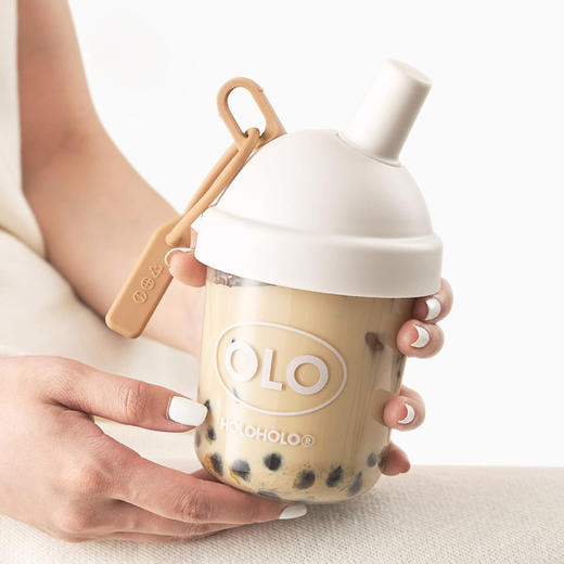 holoholo奶茶杯高颜值儿童杯子成人吸管杯女新款可爱便携夏季水杯 商品图8