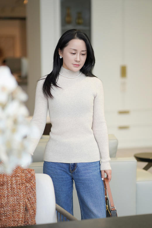 M2臣禾【彩虹毛衫】半高领针织衫【100%绵羊毛】  H233090258【金猪甄选】 商品图6