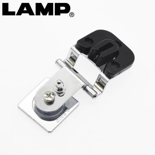 日本LAMP蓝普无框玻璃门柜门合页铰链带扣力半盖门铰链GHC34-8 商品图1