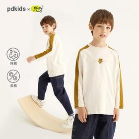 【清仓任选】趣味印花拼色T恤PQTX2313