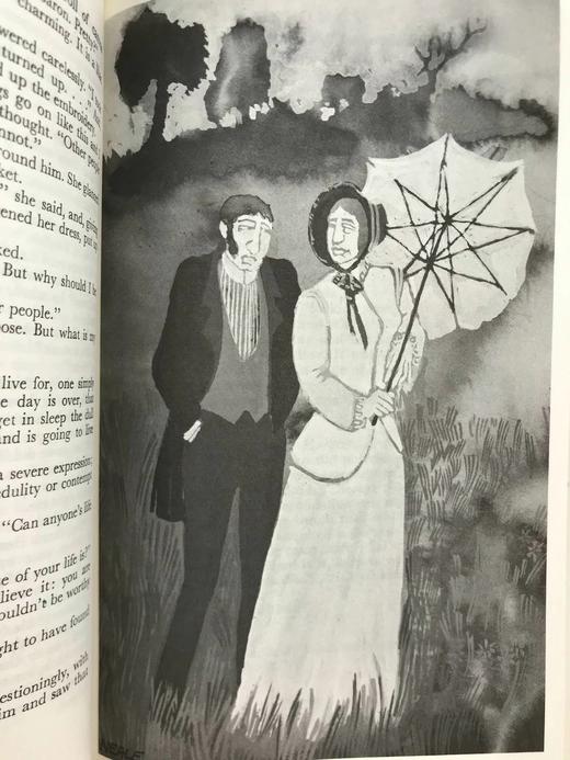 冈察洛夫《奥勃洛莫夫》 12幅插图 苍鹭出版社（HeronBooks）复古仿皮精装插图本 商品图9