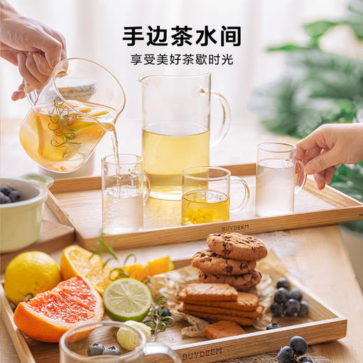 【专柜-北鼎】北鼎木质托盘日式轻奢餐盘家用儿童餐盘高级感实木茶盘收纳ins风 商品图1