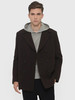 callisto咖色羊毛混纺大衣 FRFEC040C 商品缩略图0