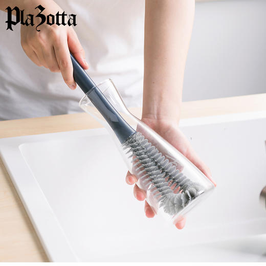 德国Plazotta杯刷  长柄杯刷 尾部内置缝隙刷 轻松清洁 不伤杯 不掉毛 商品图0