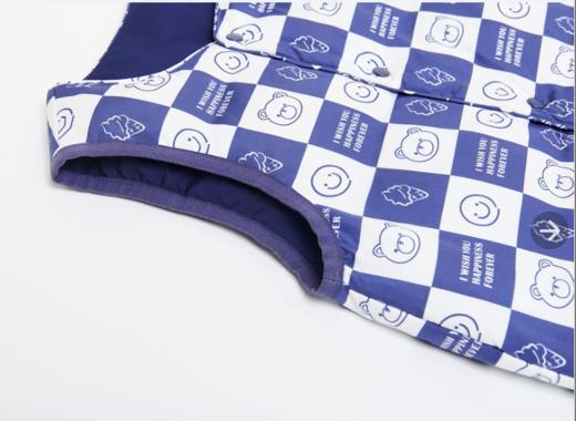 【2023新款】兔兔小布棋盘格小熊羽绒马甲 商品图4