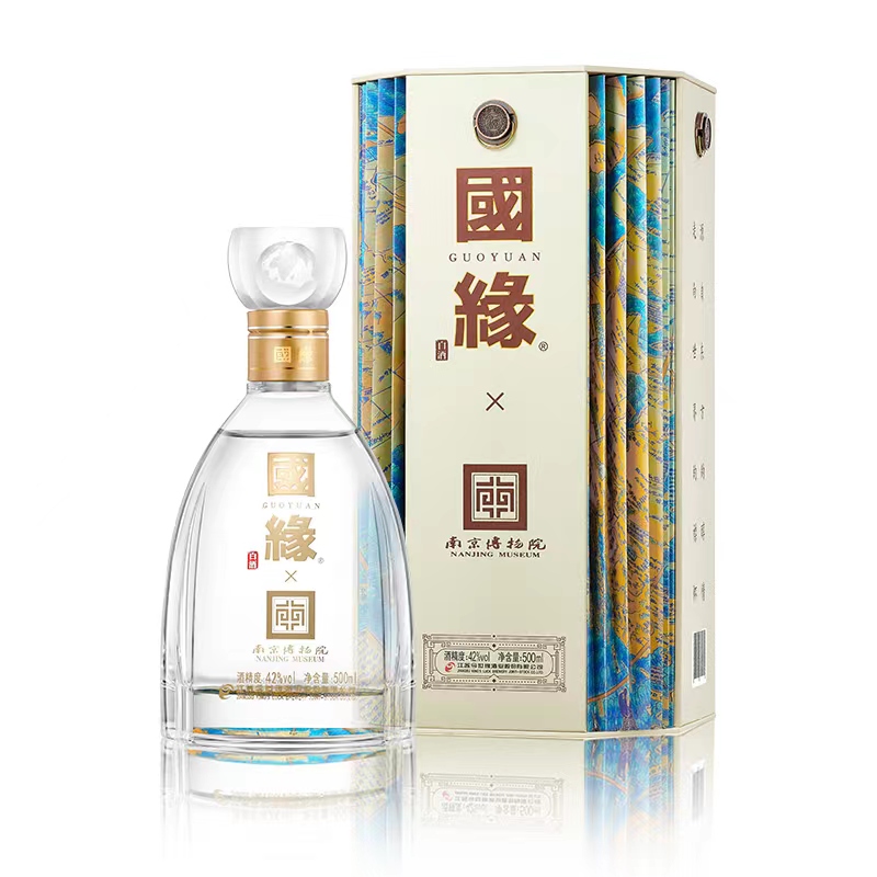 【国缘文创】四开 42度 幽雅醇厚型白酒 500ml