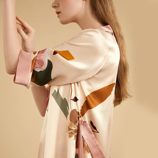 金三塔 女真丝印花单袍YSFAC102 商品图4