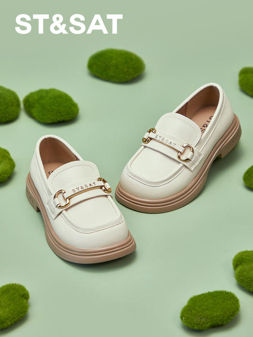 【童鞋】星期六儿童乐福鞋英伦风软底单鞋SS33131L08 商品图1