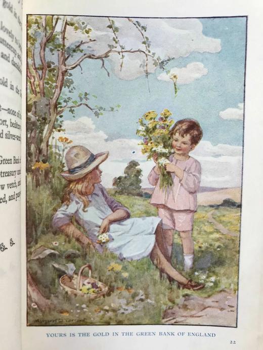 1925年 弗洛伦斯·霍松《小白门》 玛格丽特·塔兰特4幅彩色插图 精装32开 商品图10