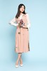 ZVY 粉色无袖系带连衣裙 3355 商品缩略图0