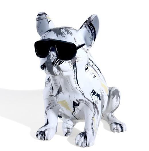 中洲公馆同款 客厅法国斗牛犬饰品 商品图0