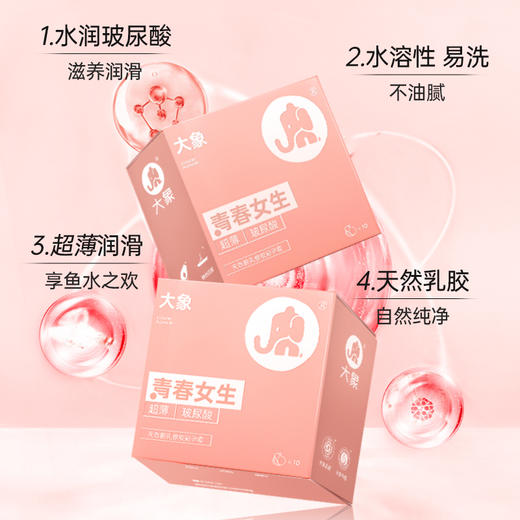 大象青春女生高潮玻尿酸 超薄003 商品图1