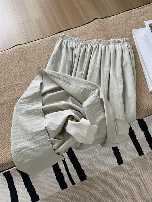 基础款丨山本裙松紧腰半身裙宽松过膝长裙 商品图1