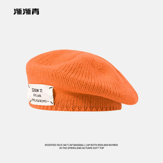 【英伦复古贝雷帽】赵露思同款针织文艺画家帽 韩版百搭秋冬保暖 商品图14