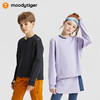 【专属】moodytiger儿童卫衣男童秋装新款空气层宽松圆领女童长袖套头衫M33110301 商品缩略图0