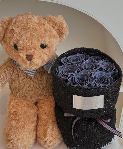 爱的抱抱 星空紫 · 永生花束 商品图2