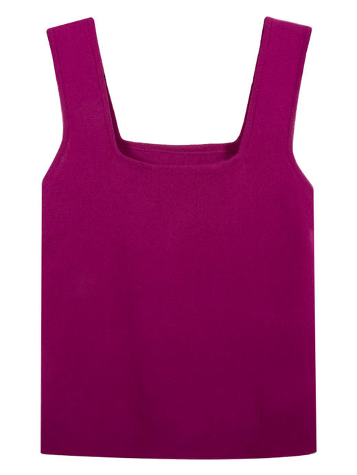 <曾小咸推荐> 网红针织小吊带背心黑色无袖t恤内搭打底 商品图4