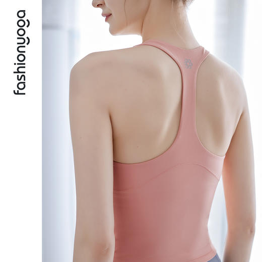 凡圣瑜伽裸感弹力紧身吊带文胸防震健身运动背心 FC11230 商品图6