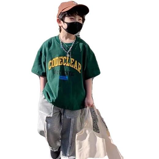 【夏季新款！儿童纯棉T恤】男童短袖纯棉T恤，夏季新款，儿童t恤，宽松百搭半袖上衣，洋气中大童潮lish 商品图4