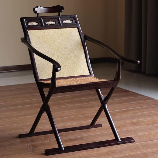赞比亚血檀躺式交椅软屉醉翁椅（运费到付） 商品图1