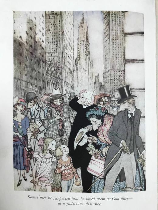 约20世纪早期 克里斯托弗·莫利《蓝调从何而起》 鬼才拉克姆4幅彩色16幅黑白插图 漆布精装16开 商品图2