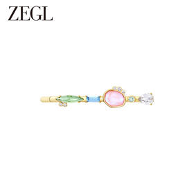 ZEGL设计师早春调色盘系列彩色头饰发夹女一字夹多巴胺夹子发饰品