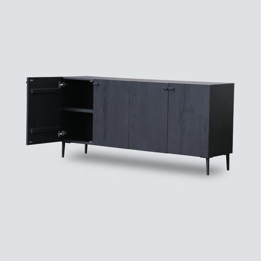 NS家居nsfurniture白橡木铁艺装饰柜NSCB-Fuji-005系列 商品图6