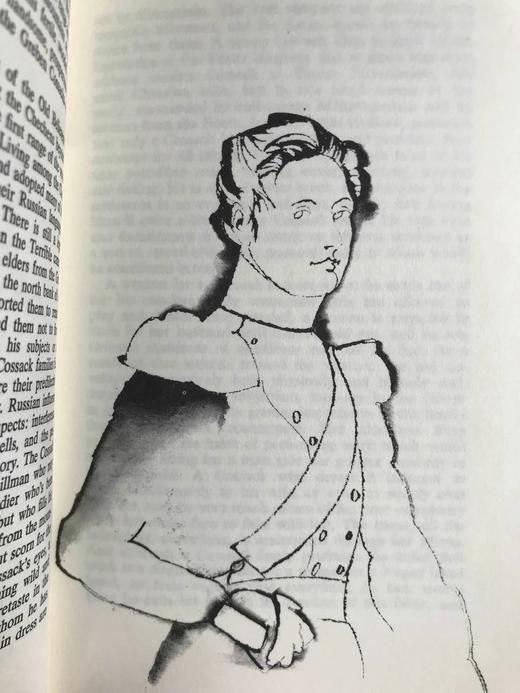 托尔斯泰《哥萨克/突袭》 苍鹭出版社（HeronBooks）复古仿皮精装插图本 商品图5