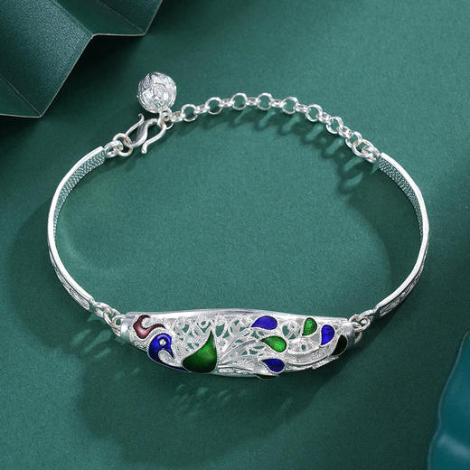 子佩集S990银【流年无恙】手链【MXSL003】花丝2308 商品图3