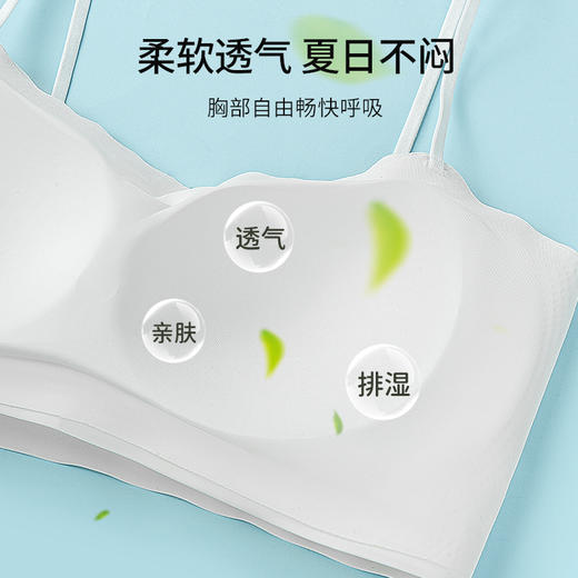 雅黛丽内衣女小胸薄款全罩杯文胸无痕舒适高弹透气背心式女士胸罩 商品图8