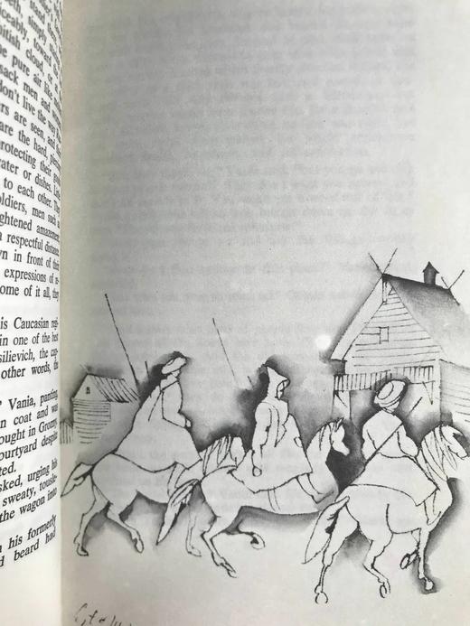 托尔斯泰《哥萨克/突袭》 苍鹭出版社（HeronBooks）复古仿皮精装插图本 商品图4