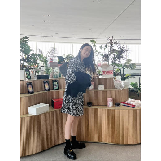 双十一特价 2308315   ganNNni 印花连衣裙 商品图9