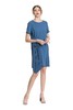 SUMMER & SAGE 蓝色不规则系带连衣裙 3437 商品缩略图0