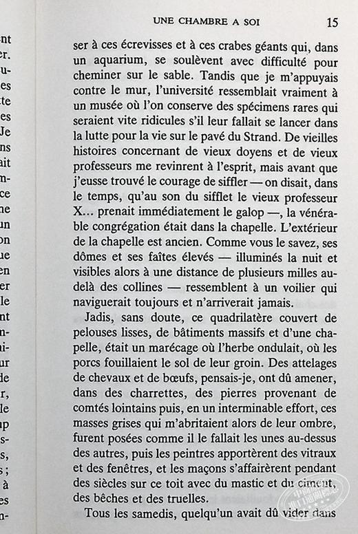 【中商原版】维吉尼亚 伍尔夫 一间自己的房间 Une chambre a soi 法文原版 Virginia Woolf 现代主义 女性主义的先驱 商品图7