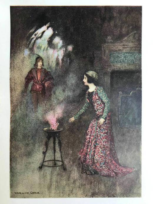 1911年 巴西耳《五日谈故事集》 戈布尔32幅彩色插图 漆布精装16开 商品图11