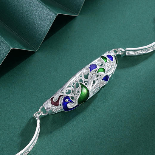 子佩集S990银【流年无恙】手链【MXSL003】花丝2308 商品图5