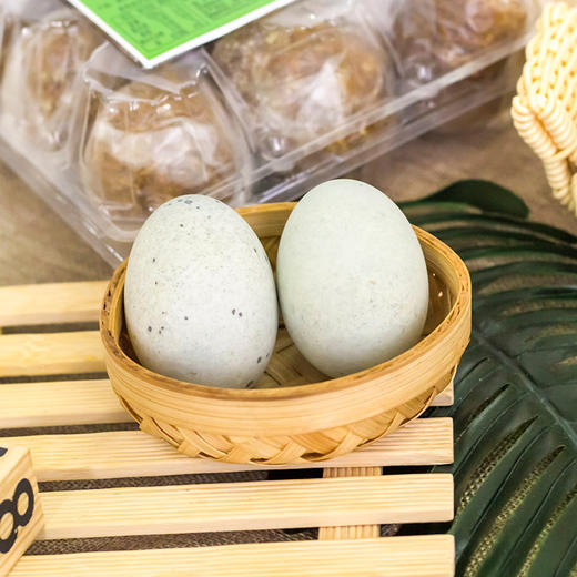 【孝感】神丹传统腌制包泥松花鸭皮蛋无铅工艺405g/盒9枚装 商品图1