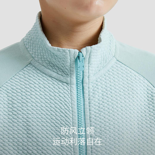 【专属】moodytiger儿童套装秋新款男女童肌理感拼接连帽外套休闲运动裤子M33110402 商品图3