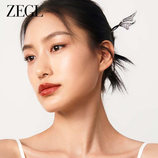 ZEGL设计师人鱼传说系列鱼尾发簪女高级感新中式盘发简约现代钗子 商品图2
