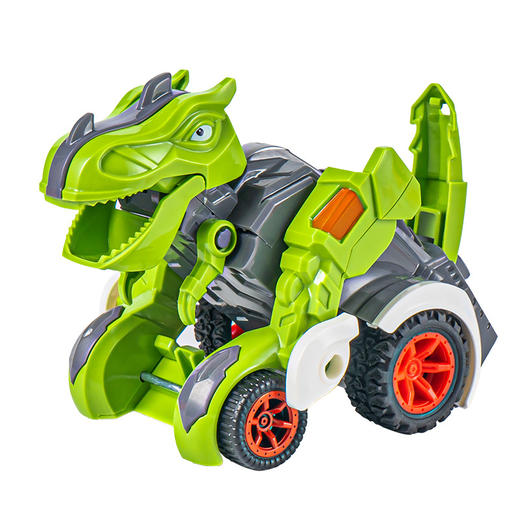 【惯性撞击变形玩具】恐龙汽车模型，碰撞变身车，儿童男孩霸王龙战车li 商品图4